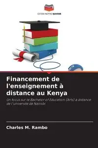 Financement de l'enseignement à distance au Kenya - M. Charles Rambo