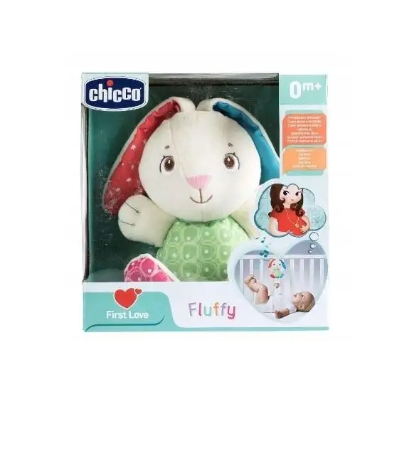 First Love: Grający królik Fluffy - Chicco