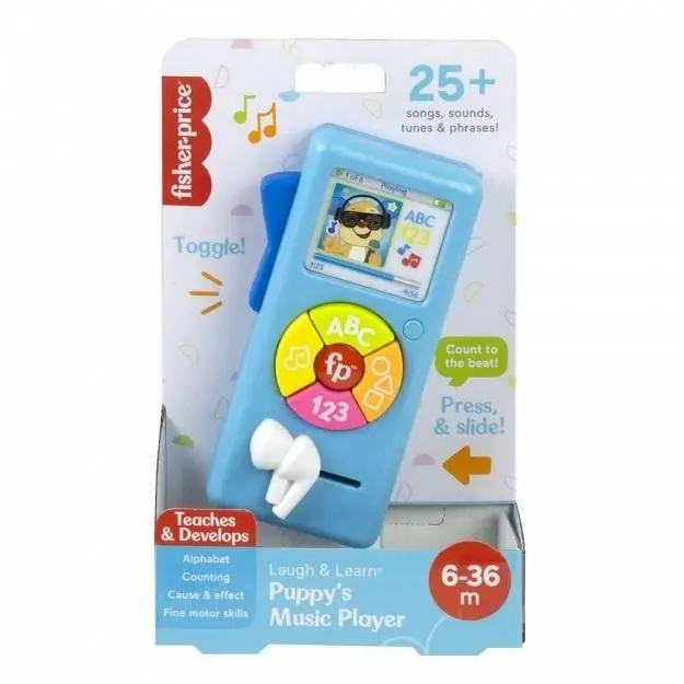 Fisher Price. Odtwarzacz muzyczny 123 - Mattel