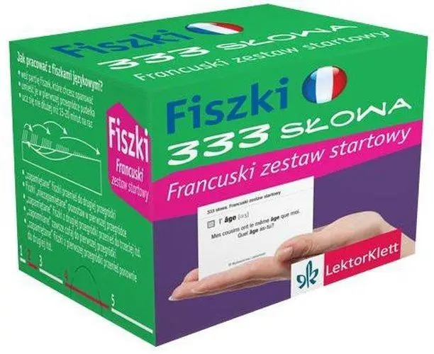 Fiszki 333 słowa Francuski zestaw startowy PONS - praca zbiorowa