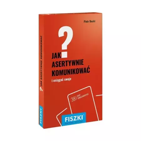 Fiszki. Jak asertywnie komunikować? - Piotr Bucki