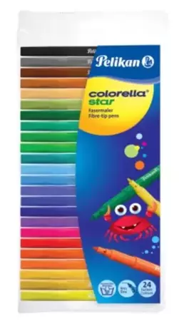 Flamastry Colorella Star C302 24 kolory - PELIKAN