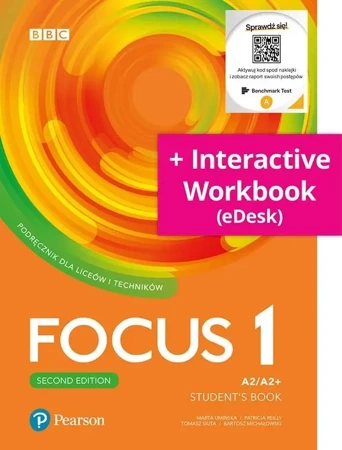 Focus 1 2ed SB kod+ebook+MyEnglishLab+Benchmark - praca zbiorowa