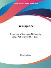 Fra Magazine - Elbert Hubbard