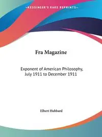 Fra Magazine - Elbert Hubbard