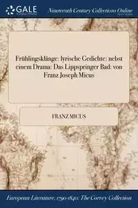 Frühlingsklänge - Micus Franz