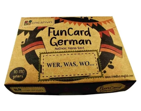 Fun Card German Wer, Was, Wo... CREATIVO - Maria Szot