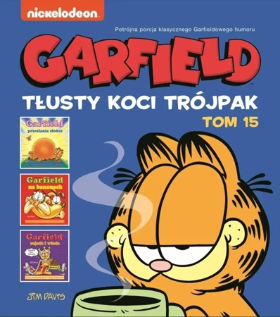 Garfield T.15 Tłusty koci trójpak - Jim Davis, Jim Davis