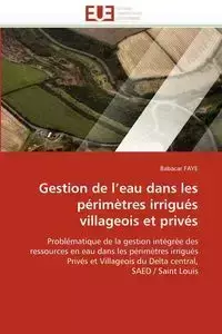 Gestion de l''eau dans les périmètres irrigués villageois et privés - FAYE-B