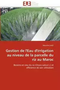 Gestion de l''eau d''irrigation au niveau de la parcelle du riz au maroc - LAGE-M