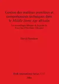 Gestion des matières premières et comportements techniques dans le Middle Stone Age africain - David Pleurdeau