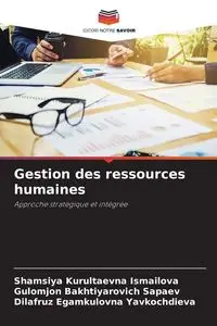 Gestion des ressources humaines - Ismailova Shamsiya Kurultaevna