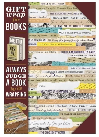 Gift wrap Papier do książki Reading list - IF