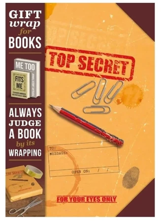 Gift wrap Papier do książki Top secret - IF