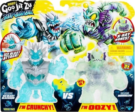 Goo Jit Zu - Deep Goo Sea Versus Pack: Ice Blast - TM Toys