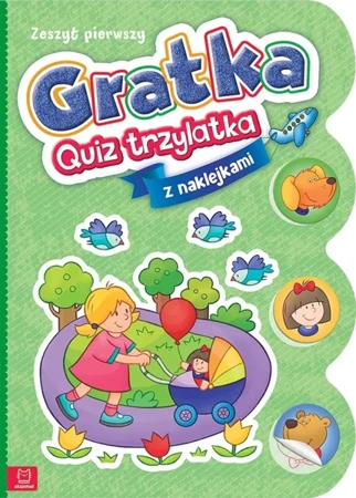 Gratka-Quiz trzylatka. Zeszyt pierwszy - praca zbiorowa