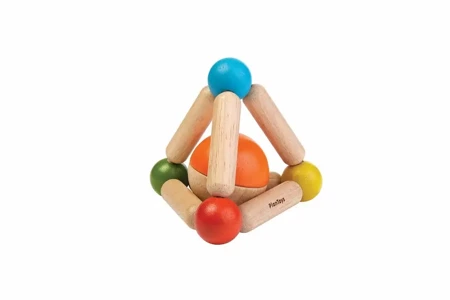 Grzechotka sensoryczny drewniany Trójkąt - Plan Toys
