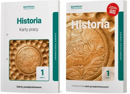 HISTORIA 1 PODRĘCZNIK + KARTY PRACY OPERON ZAKRES PODSTAWOWY LICEUM 2023 LO