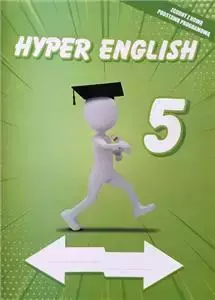 HYPER ENGLISH klasa 5 - ćwiczenie edukacyjne z naklejkami Zeszyt idealny do zdalnego nauczania - praca zbiorowa