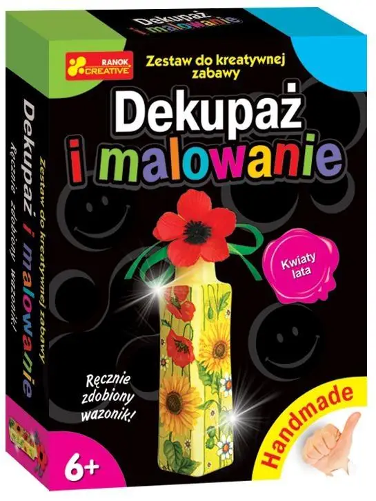 Handmade - Dekupaż i malowanie. Kwiaty lata - Ranok-Creative