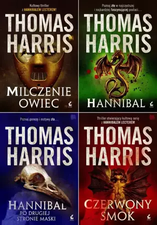 Hannibal. Tom 1-4 PAKIET, Thomas Harris - Thomas Harris
