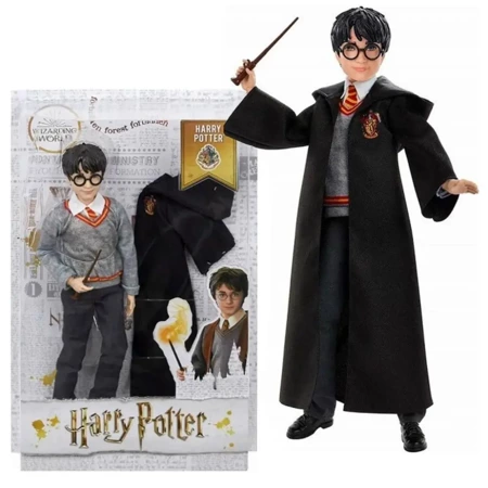 Harry Potter lalka z różdżką FYM50 - Mattel