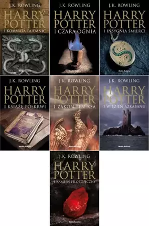 Harry Potter pakiet T.1-7 ed.czarna TW J.K.Rowling - J.K. Rowling