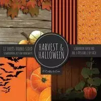 Harvest & Halloween Scrapbook Paper Pad 8x8 Scrapbooking Kit for Papercrafts, Cardmaking, Printmaking, DIY Crafts, Orange Holiday Themed, Designs, Borders, Backgrounds, Patterns - Crafty As Ever