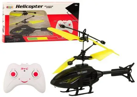 Helikopter R/C żyroskop żółty - Leantoys