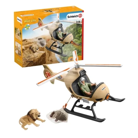 Helikopter ratunkowy dla zwierząt SLH42476 - SCHLEICH