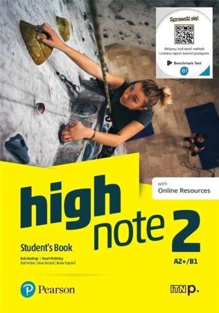 High Note 2 SB A2+/B1 + online + Benchmark PEARSON - praca zbiorowa