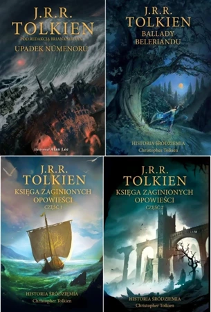 Historia Śródziemia. Tom 1-3 + Upadek Númenoru - J.R.R. Tolkien