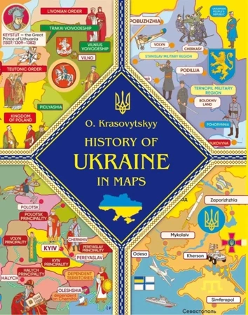 Historia Ukrainy na mapach wer. ukraińska - Ivan Malkovich