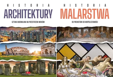 Historia malarstwa + Historia Architektury Albumy PAKIET Dragon - praca zbiorowa