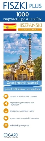 Hiszpański Fiszki PLUS 1000 najważniejszych słów - null null