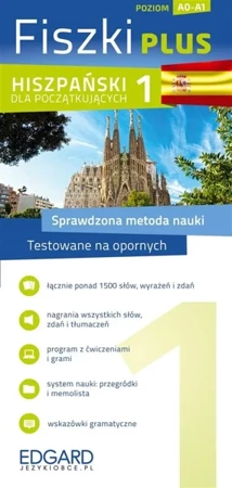 Hiszpański. Fiszki Plus dla początkujących 1 - Anna Poneta