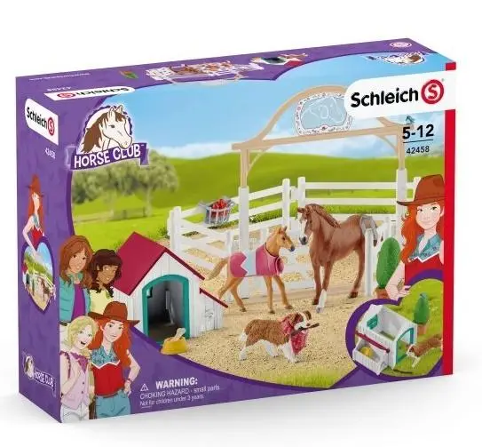 Horse Club Goście Hannah z suczką Ruby - SCHLEICH