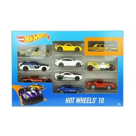 Hot Wheels Małe samochodziki 10-pak - Mattel