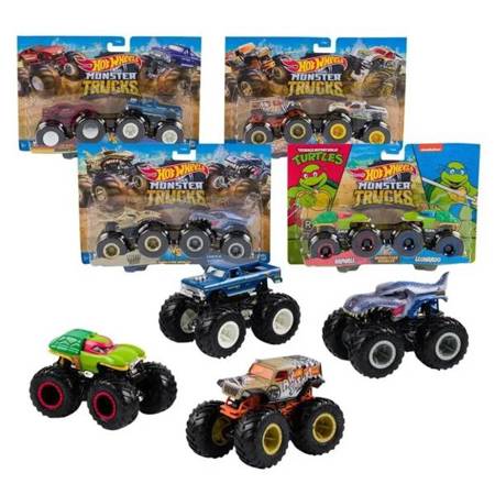 Hot Wheels. Monster Trucks Pojazd 1:64 2-pak - Mattel