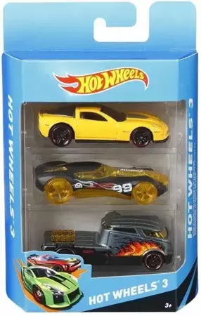 Hot Wheels Samochodziki Trzypak - Mattel