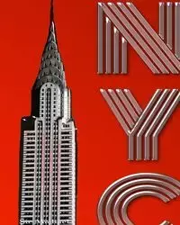 Iconic New York City Chrysler Building $ir Michael designer  creative drawing journal - Michael Huhn Sir