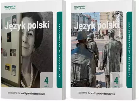 JĘZYK POLSKI 4 LO PODRĘCZNIK CZ.1+2 POD/ROZ OPERON - Magdalena Steblecka-Jankowska