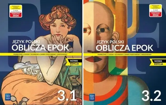 JĘZYK POLSKI OBLICZA EPOK 3.1 + 3.2 ZPiR PODRĘCZNIK Dwie części - WSiP - Dariusz Chemperek, Adam Kalbarczyk, Dariusz Trześ