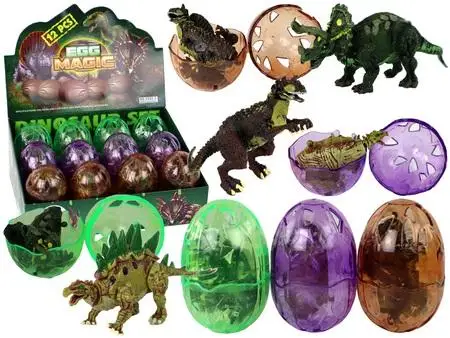 Jajo figurka dinozaura 9cm MIX - Leantoys