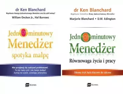 Jednominutowy Menedżer spotyka małpę + Równowaga - Ken Blanchard, William Oncken Jr., Hal Burrows