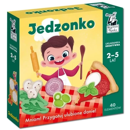 Jedzonko. Układanka kreatywna 2-5 lat - Katarzyna Nowakowska