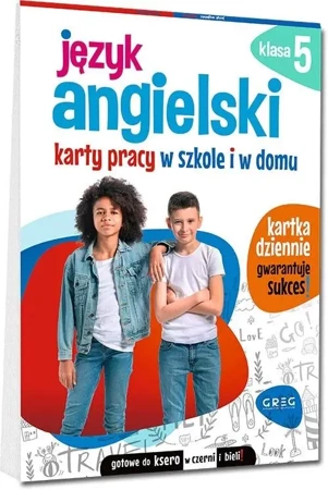 Język angielski Karty pracy w szkole i w domu SP 5 - Wioleta Antecka