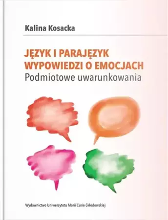 Język i parajęzyk wypowiedzi o emocjach - Kalina Kosacka