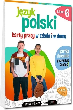 Język polski. Karty pracy w szkole i w domu SP6 - Karolina Cichocka