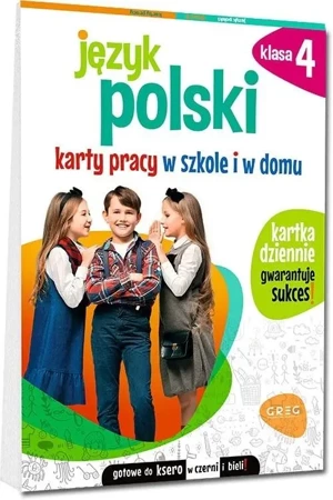 Język polski SP 4 Karty pracy w szkole i w domu - Karolina Cichocka